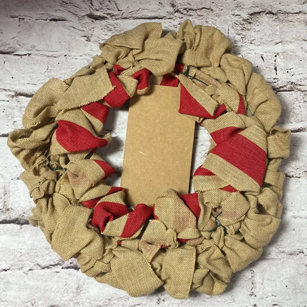 Penn State Nittany Lions Burlap Christmas Holiday Football Wreath